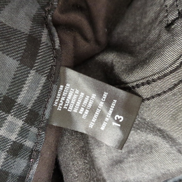 Hot Topic Hi-rise Super skinny Plaid Jeans with Suspenders - Picture 8 of 9